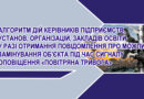 Алгоритм дій керівників підприємств, установ, організацій, закладів освіти у разі отримання повідомлення про можливе замінування об’єкта під час сигналу оповіщення “Повітряна тривога”